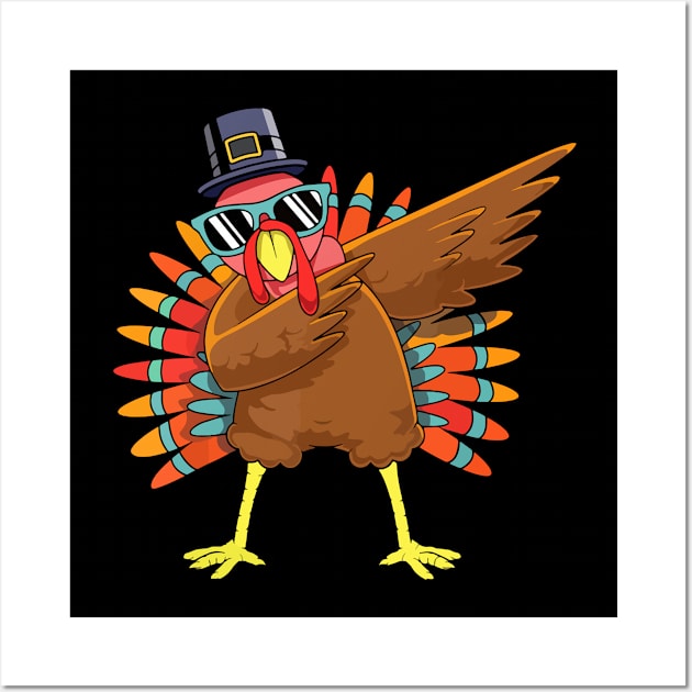 Dabbing Turkey Describe your design in a short sentence or two! Wall Art by RahimKomekow